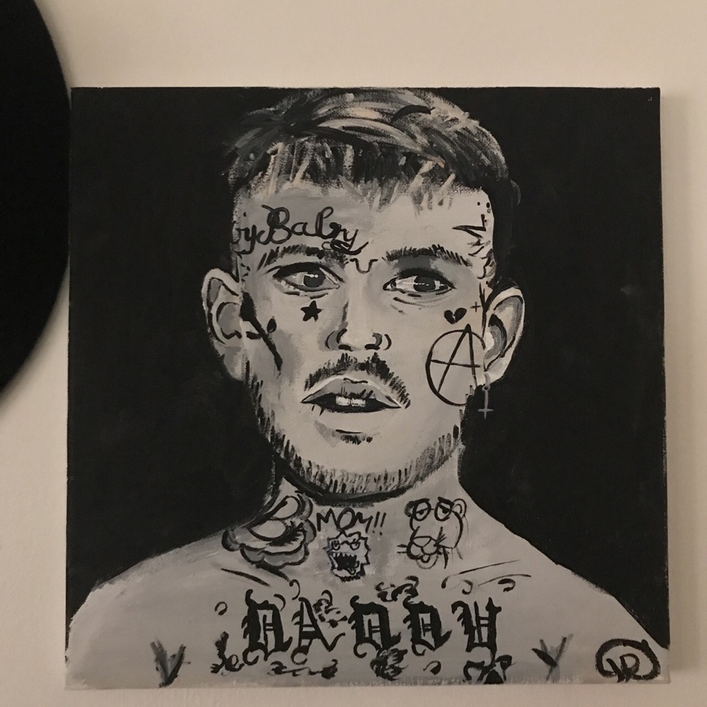 lil peep painting